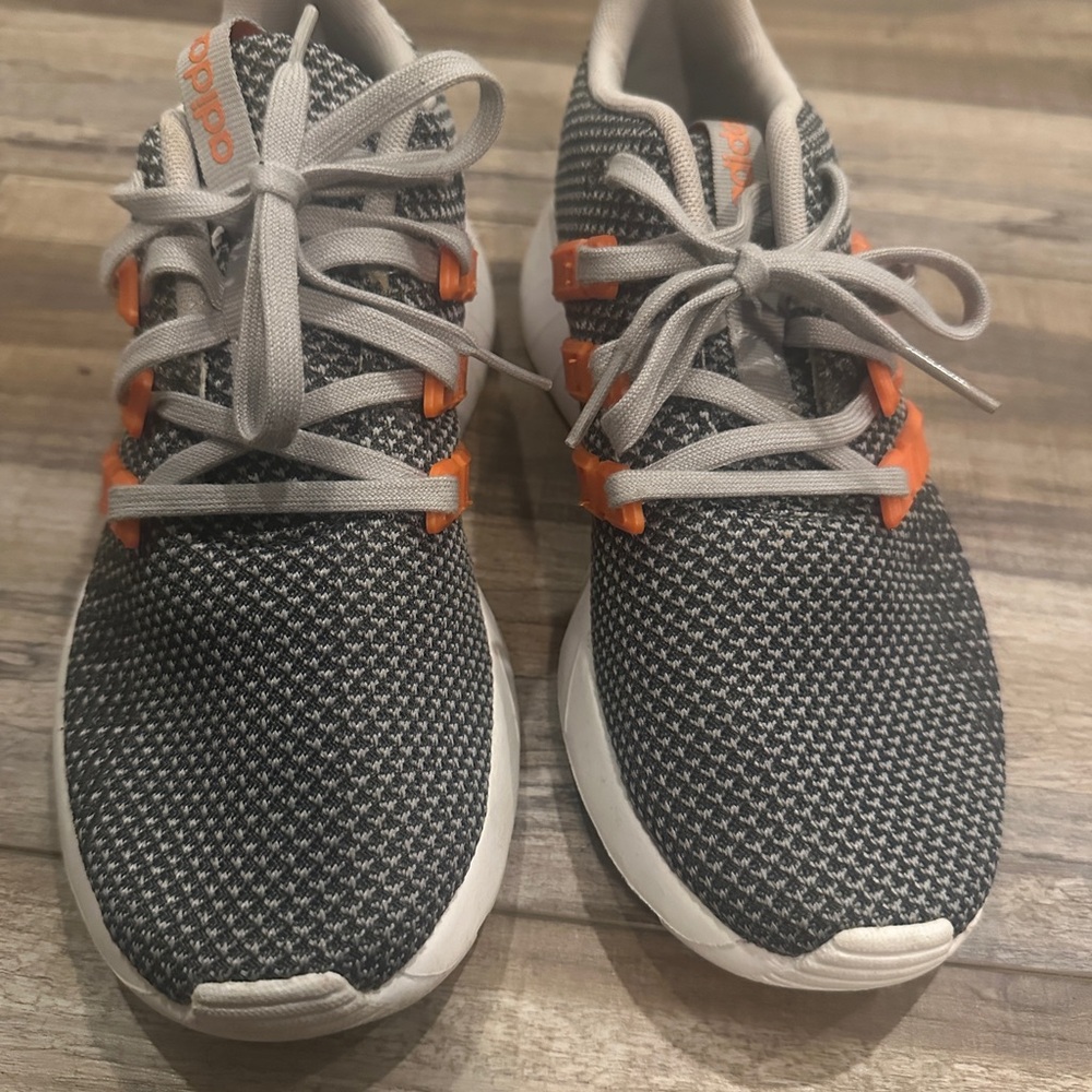 Adidas Black and Orange Athletic Shoes